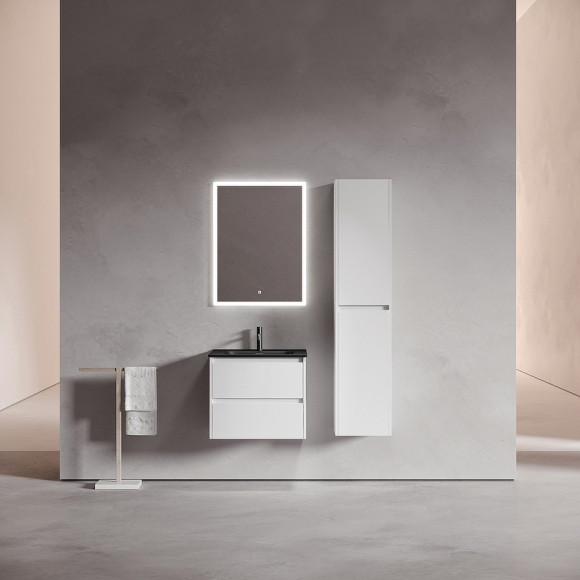 Тумба под раковину Sancos Libra 60 LB60W подвесная Белый глянец Тумба под раковину Sancos Libra 60 LB60W подвесная Белый глянец