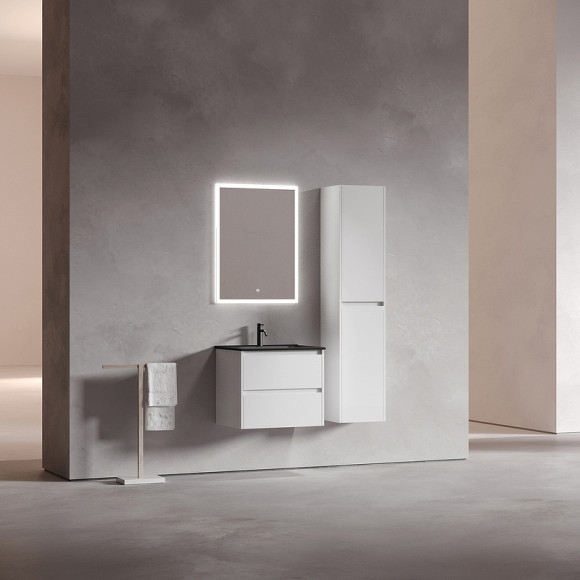 Тумба под раковину Sancos Libra 60 LB60W подвесная Белый глянец Тумба под раковину Sancos Libra 60 LB60W подвесная Белый глянец