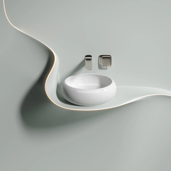 Раковина-чаша Ceramicanova Element 36 CN6050 Белая глянцевая Раковина-чаша Ceramicanova Element 36 CN6050 Белая глянцевая