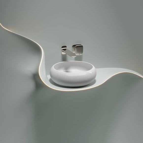 Раковина-чаша Ceramicanova Element 36 CN6050 Белая глянцевая Раковина-чаша Ceramicanova Element 36 CN6050 Белая глянцевая