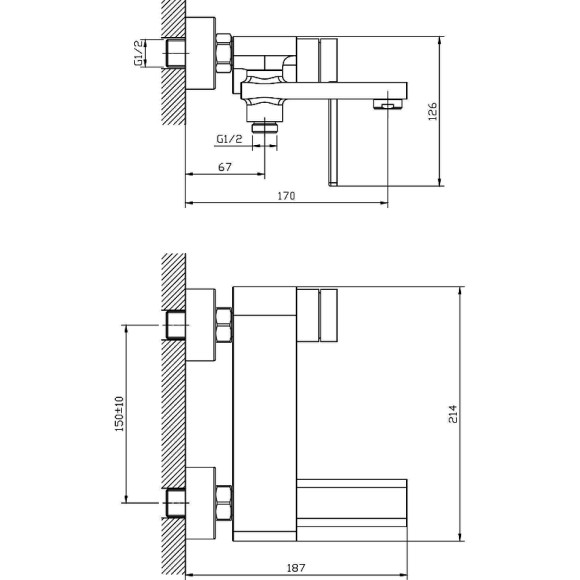 Смеситель для ванны Orange Splito M36-100cr Хром Смеситель для ванны Orange Splito M36-100cr Хром