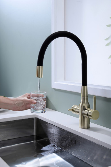 Смеситель для кухни Paulmark Salix Sa213419-BR Бронза