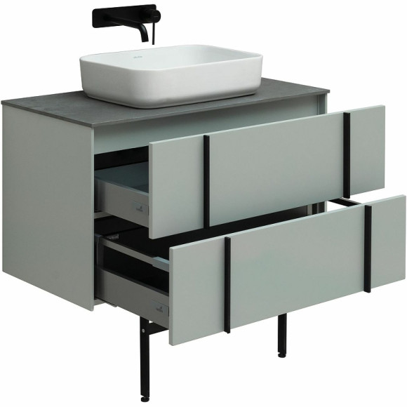 Тумба под раковину Allen Brau Reality 90 1.32006.PWM подвесная Папирус матовый Тумба под раковину Allen Brau Reality 90 1.32006.PWM подвесная Папирус матовый