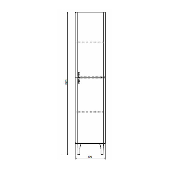 Шкаф пенал Comforty Сорренто 40 00-00000818 Светло серый Шкаф пенал Comforty Сорренто 40 00-00000818 Светло серый