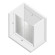 Душевая дверь New Trendy New Soleo Chrome 150 D-0259A профиль Хром стекло прозрачное Душевая дверь New Trendy New Soleo Chrome 150 D-0259A профиль Хром стекло прозрачное