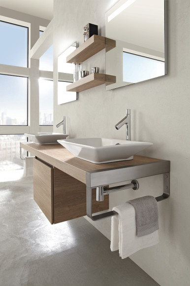 Зеркало Jacob Delafon Parallel 90 EB1414-NF с подсветкой с подогревом и ИК-выключателем