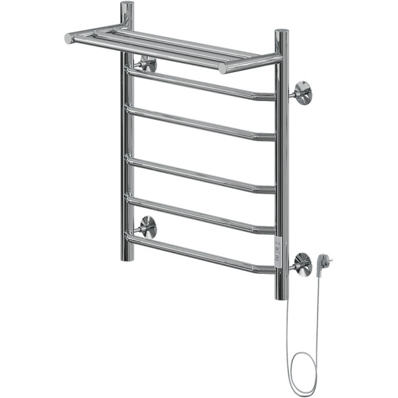 Электрический полотенцесушитель Ника Way-3 60/50 с полкой Хром Электрический полотенцесушитель Ника Way-3 60/50 с полкой Хром