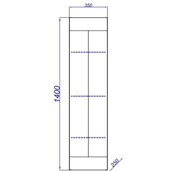 Шкаф пенал Aqwella Astrid 35 AST0535DD подвесной Дуб Давос Шкаф пенал Aqwella Astrid 35 AST0535DD подвесной Дуб Давос