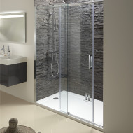 Душевая дверь Jacob Delafon Contra 170 E22C170-GA профиль Хром стекло прозрачное