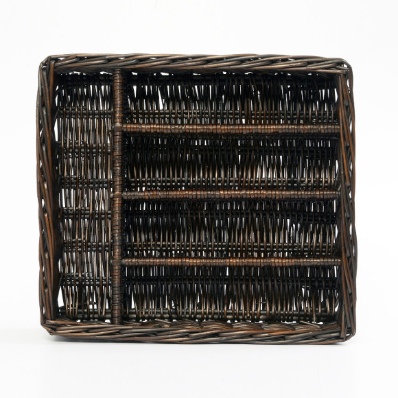 Корзина для аксессуаров WasserKRAFT Neime WB-190-L Темно-коричневая Корзина для аксессуаров WasserKRAFT Neime WB-190-L Темно-коричневая