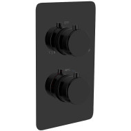 Смеситель для душа Boheme Cell 134-2-SGM с термостатом Оружейная сталь глянцевая