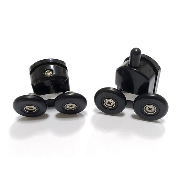 Душевой уголок Abber Schwarzer Diamant 80x80 AG02080BMH профиль Черный стекло матовое