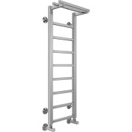 Водяной полотенцесушитель Terminus Контур П9 300х1000 4670078529626 с полкой Хром, нижнее подключение, G 1/2" ВР, с угловым соединением Водяной полотенцесушитель Terminus Контур П9 300х1000 4670078529626 с полкой Хром, нижнее подключение, G 1/2" ВР, с угловым соединением