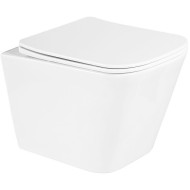 Унитаз BelBagno Due BB3103CHR/SC подвесной с сиденьем Микролифт Унитаз BelBagno Due BB3103CHR/SC подвесной с сиденьем Микролифт