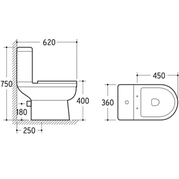Унитаз компакт Niagara Nero NG-9902 с бачком и сиденьем Микролифт Унитаз компакт Niagara Nero NG-9902 с бачком и сиденьем Микролифт