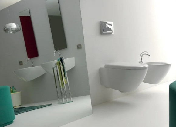 Биде Kerasan Aquatech 372401*1 подвесное Белое Биде Kerasan Aquatech 372401*1 подвесное Белое