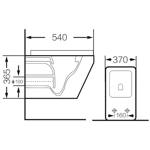 Унитаз Grossman GR-4440BMS подвесной Черный матовый с сиденьем Микролифт Унитаз Grossman GR-4440BMS подвесной Черный матовый с сиденьем Микролифт