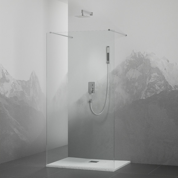 Душевая перегородка RGW Walk In WA-016 140 35101614-11 профиль Хром стекло прозрачное Душевая перегородка RGW Walk In WA-016 140 35101614-11 профиль Хром стекло прозрачное