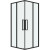 Душевой уголок Grossman Cosmo 100х100 300.K33.02.1010.21.00 профиль Черный матовый стекло прозрачное