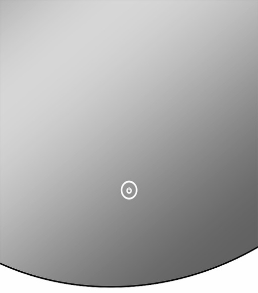 Зеркало Континент Ajour Eco 900х900 ЗЛП2811 с подсветкой с сенсорным выключателем с диммером