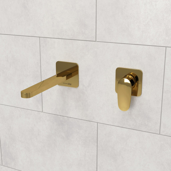 Смеситель для раковины WasserKRAFT Neckar A2151.279 Золото глянцевое Смеситель для раковины WasserKRAFT Neckar A2151.279 Золото глянцевое