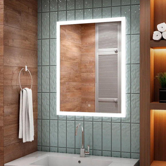 Зеркало Континент Sevilla 700х900 ЗЛП2239 с подсветкой с сенсорным выключателем