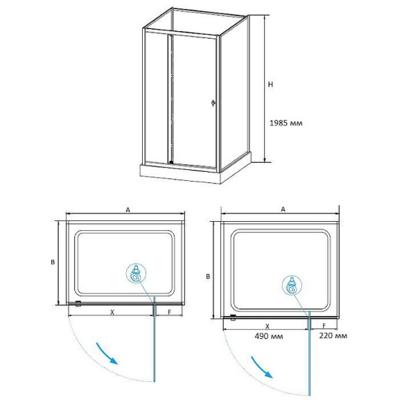 Душевая кабина RGW Andaman AN-207 90х70 411320779-95 без гидромассажа Душевая кабина RGW Andaman AN-207 90х70 411320779-95 без гидромассажа