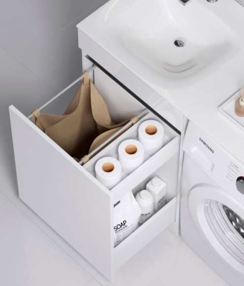 Тумба под раковину Aqwella Form 115 FOR0105KL Белая Тумба под раковину Aqwella Form 115 FOR0105KL Белая