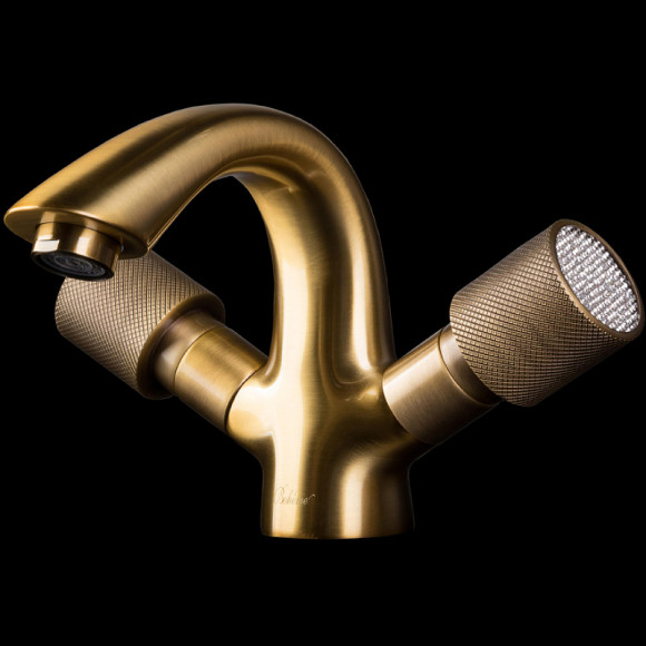Смеситель для раковины Boheme Royal Cristal 311-Royal Бронза Смеситель для раковины Boheme Royal Cristal 311-Royal Бронза