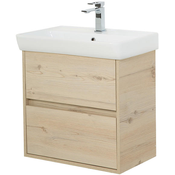 Тумба под раковину BelBagno Neon 60 NEON-600-2C-SO-PB подвесная Pino Bianco