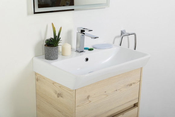 Тумба под раковину BelBagno Neon 60 NEON-600-2C-SO-PB подвесная Pino Bianco