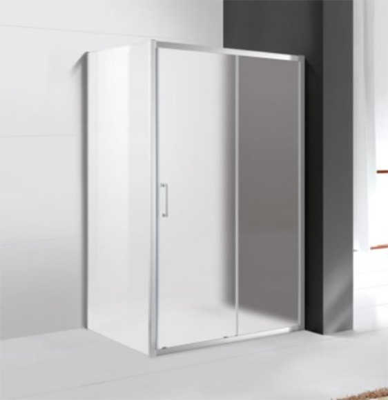 Душевая стенка Cezares Molveno FIX 90 MOLVENO-FIX-90-P-Cr профиль Хром стекло матовое