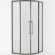 Душевой уголок Cezares Relax-304 100x100 RELAX-304-R-2-100-C-GM профиль Оружейная сталь стекло прозрачное