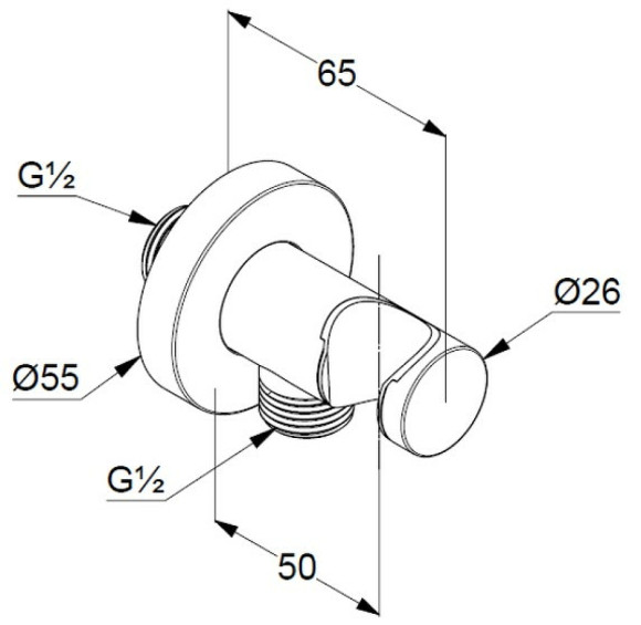 Шланговое подключение Kludi A-Qa 6054739-00 Черное матовое Шланговое подключение Kludi A-Qa 6054739-00 Черное матовое