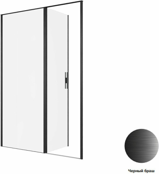 Душевая дверь Allen Brau Priority 140 3.31036.BBA профиль Черный браш стекло прозрачное Душевая дверь Allen Brau Priority 140 3.31036.BBA профиль Черный браш стекло прозрачное