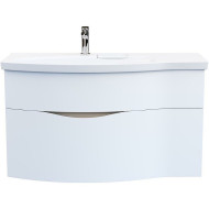 Тумба под раковину Kerama Marazzi Riva 100 L RV.100Lh\WHT.M подвесная Белая матовая