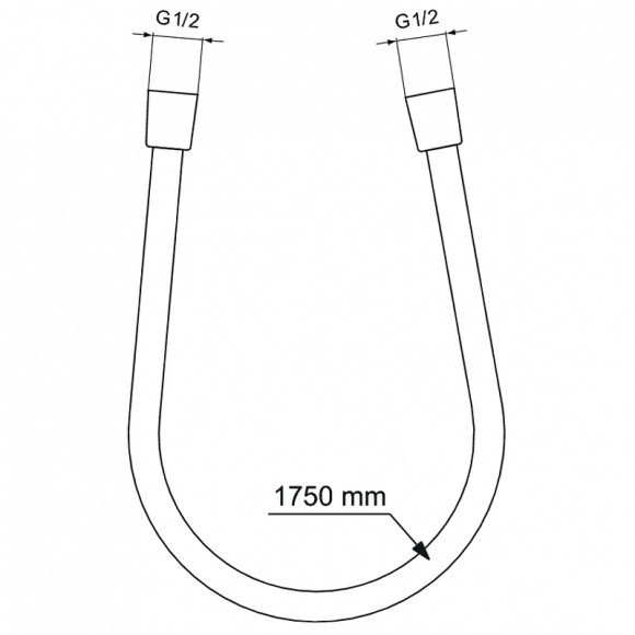Душевой шланг Ideal Standard Ideal Flex BE175AA Хром