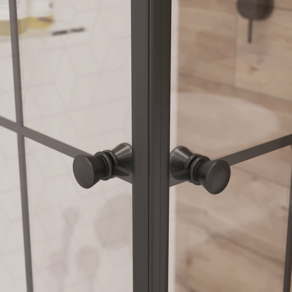 Душевой уголок Niagara Nova 100х100 NG-0100-14 профиль Черный стекло прозрачное Душевой уголок Niagara Nova 100х100 NG-0100-14 профиль Черный стекло прозрачное