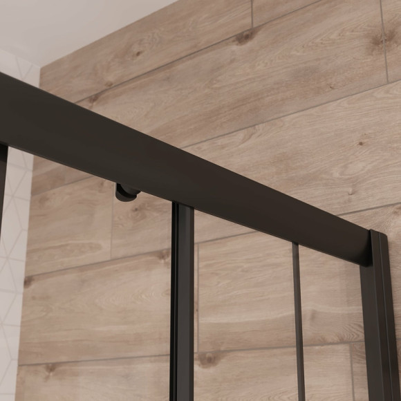 Душевой уголок Niagara Nova 100х100 NG-0100-14 профиль Черный стекло прозрачное Душевой уголок Niagara Nova 100х100 NG-0100-14 профиль Черный стекло прозрачное