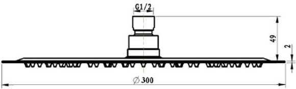 Верхний душ Villeroy&Boch TVC00040130061 Хром Верхний душ Villeroy&Boch TVC00040130061 Хром
