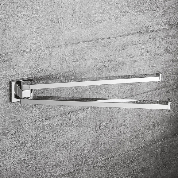 Полотенцедержатель двойной Colombo Design Basic Q B3712.CR Хром Полотенцедержатель двойной Colombo Design Basic Q B3712.CR Хром