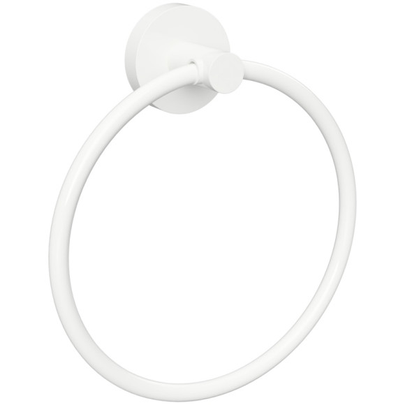 Кольцо для полотенец Bemeta White 104104064 Белое матовое