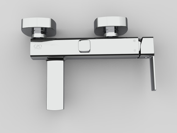 Смеситель для ванны GPD Pedra MBB160 Хром