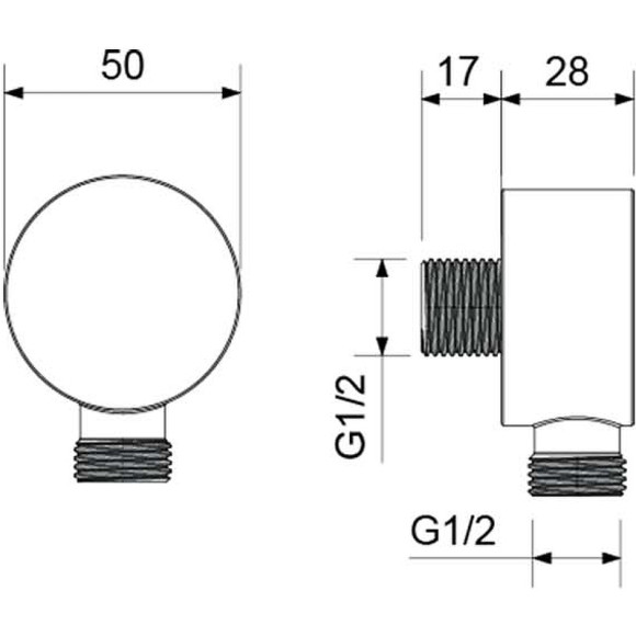 Шланговое подключение Aquatek AQ2457MB Черное матовое Шланговое подключение Aquatek AQ2457MB Черное матовое