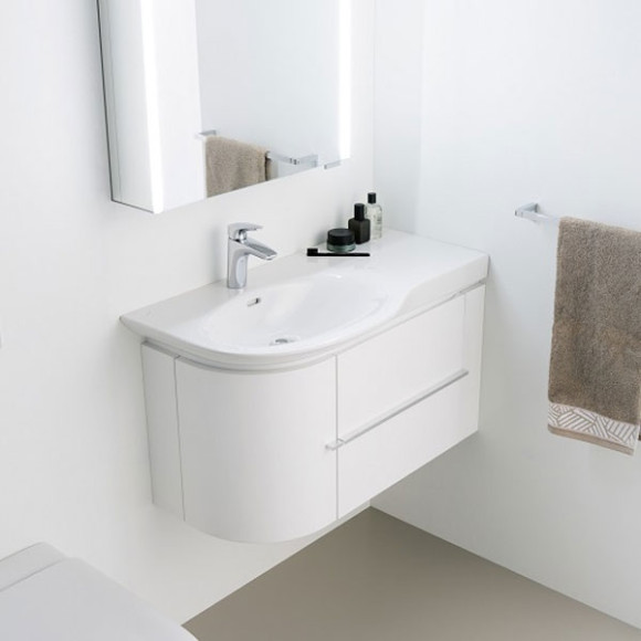 Раковина Laufen Palace New 90 L 8.1670.2.000.104.1 Белая Раковина Laufen Palace New 90 L 8.1670.2.000.104.1 Белая