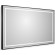 Зеркало BelBagno Kraft 140 SPC-KRAFT-1400-800-LED-TCH-WARM-NERO с подсветкой Черное с сенсорным выключателем и подогревом