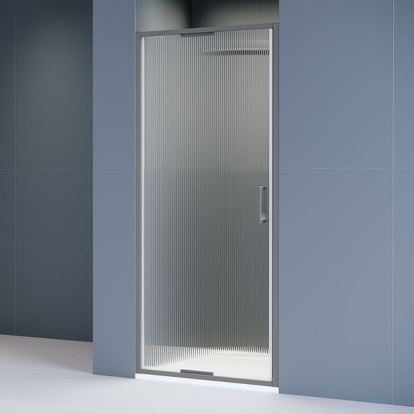 Душевая дверь RGW Stilvoll SV-05Gr 80 70320508-1510 профиль Серый стекло Ribbed