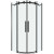 Душевой уголок Grossman Classic 100х100 301.K33.04.1010.21.00 профиль Черный матовый стекло прозрачное