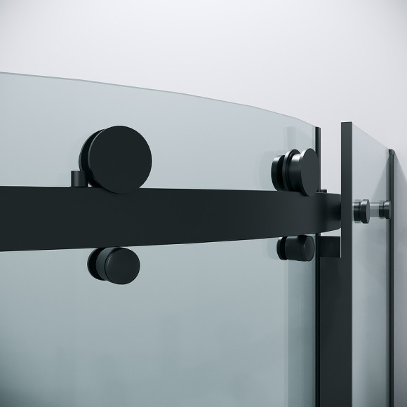 Душевой уголок Grossman Classic 100х100 301.K33.04.1010.21.00 профиль Черный матовый стекло прозрачное