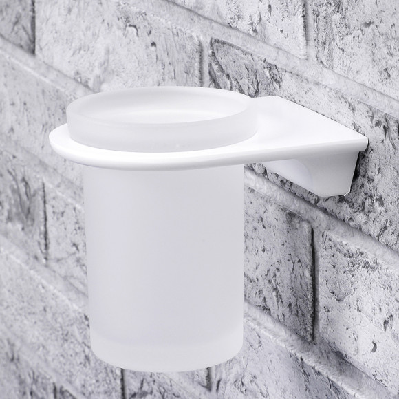 Стакан для зубных щеток WasserKRAFT Kammel K-8328W Белый матовый Стакан для зубных щеток WasserKRAFT Kammel K-8328W Белый матовый
